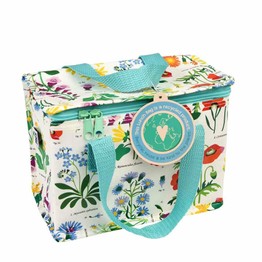 Recycled Insulated Lunch Bag Wild Flowers Design