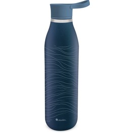 Aladdin Cityloop Thermavac eCycle Water Bottle 0.6ltr Navy Wave