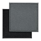 Denby Black & Grey Faux Leather Pack of 4 Tablemats or Coasters additional 1