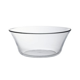 Lys Clear Glass Serving Bowl 23cm