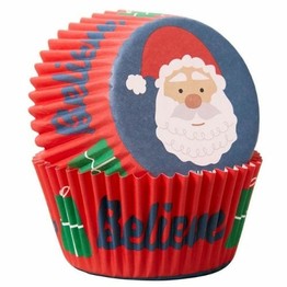 Wilton Santa Claus Believe Cupcake Cases (75)