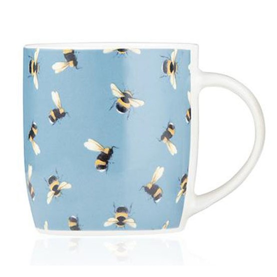 Simply Home Blue Bee Porcelain Mug