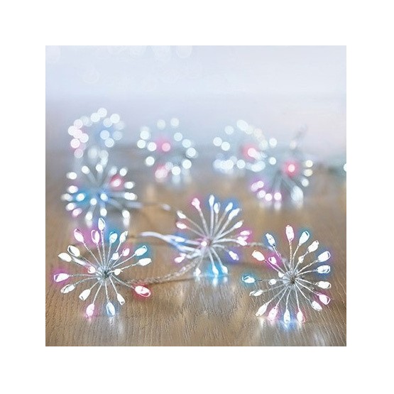 Premier Micro Brights Star Burst Christmas Lights 200 Led Battery Operated LB201450RBW