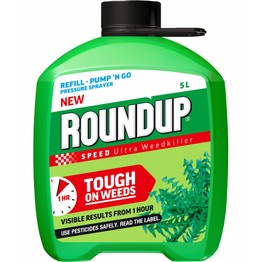 Roundup® Speed Ultra Weedkiller Pump N Go Refill 5Ltr
