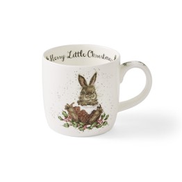 Royal Worcester Merry Little Christmas Bunny Mug