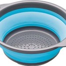 Collapsible Colander with Grey Handles - Blue additional 1
