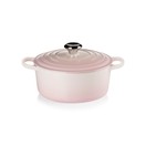 Le Creuset Shell Pink Signature Cast Iron Round Casserole Dish 24cm additional 3