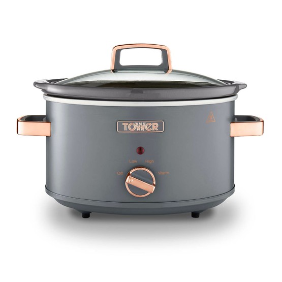 Tower Slow Cooker 3.5ltr Cavaletto Grey
