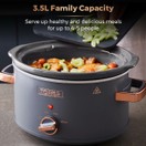 Tower Slow Cooker 3.5ltr Cavaletto Grey additional 4