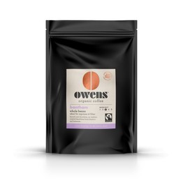 Owens Organic Coffee Whole Beans Bantham 200g