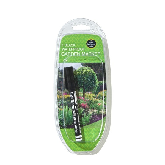 Garland Waterproof Garden Marker - Black
