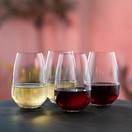 Dartington Crystal Cheers Stemless Wine Glass Set of 4 additional 1