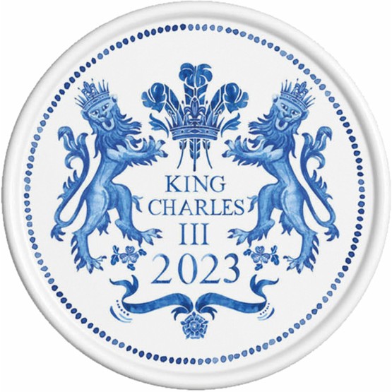 Spode King Charles III Commemorative Coaster
