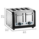 Dualit Architect Toaster 4 Slice Brushed Stainless Steel 46505 additional 7