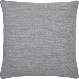 Evans Lichfield Dalton Slubbed Filled Cushion Steel Grey 43x43cm