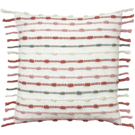 Furn. Dhadit Stripe Cushion Blush 45x45cm