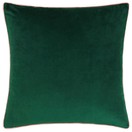 Paoletti Meridian Velvet Cushion Emerald/Blush additional 1