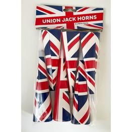 Union Jack Party Horn Pack of 6