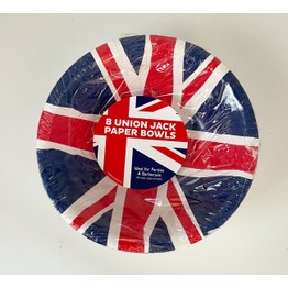 Union Jack Classic Paper Bowls Pack of 8