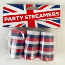 Union Jack Paper Streamers Pack of 3 additional 1