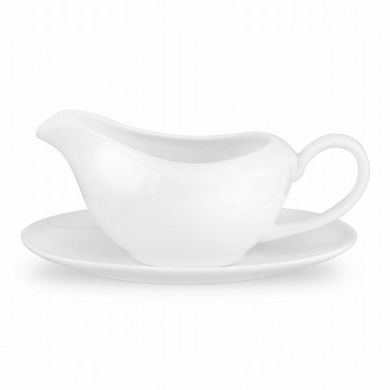 Royal Worcester Serendipity Gravy Boat and Stand