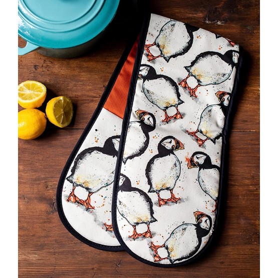 DollyHotDogs Puffin Double Oven Glove