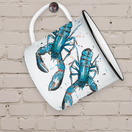 DollyHotDogs Blue Lobster Enamel Mug 10oz additional 2
