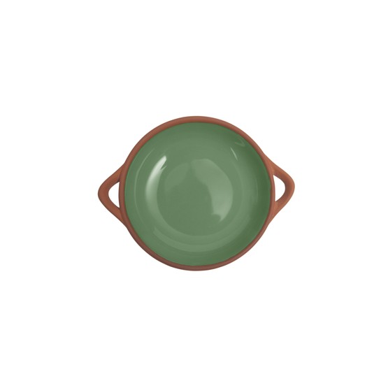 Sintra Glazed Terracotta Small Tapas Dish Green