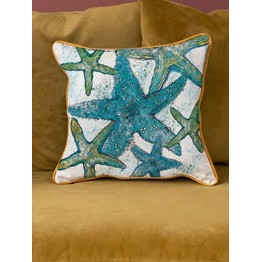 DollyHotDogs Starfish Cotton Cushion