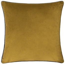 Paoletti Meridian Velvet Cushion Moss/Charcoal