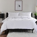 Lyndon Company Feathers Embroidered Cotton Duvet Cover Bedlinen additional 4