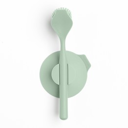Brabantia Dish Brush with Suction Cup Holder Jade Green