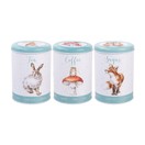 Wrendale Designs The Country Set - Tea, Coffee and Sugar Canister Set additional 2