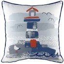 Evans Lichfield Nautical Lighthouse Cushion 43x43cm additional 1