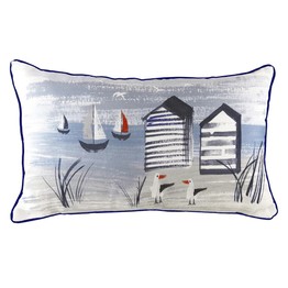 Evans Lichfield Nautical Beach Cushion 30x50cm