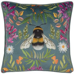 Wylder House of Bloom Zinnia Bee Cushion 43x43cm