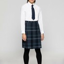 Tavistock College Grey Tartan Pleated Skirt additional 2