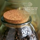 Natural Life Recycled Glass Jar & Cork Lid Medium additional 6