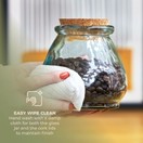 Natural Life Recycled Glass Jar & Cork Lid Medium additional 5