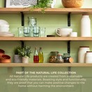 Natural Life Recycled Glass Jar & Cork Lid Medium additional 7
