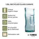 Natural Life Recycled Glass Carafe 1.35ltr additional 2
