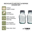 Natural Life Recycled Glass Salt and Pepper Shaker Set additional 2