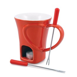 Swissmar Sweetheart Red Fondue Gift Mug Set