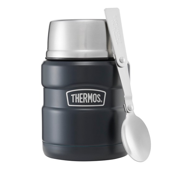 Thermos King Food Flask Matt Blue 0.47ltr