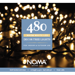 Noma 480 Warm White LED Multifunction Tree Lights 4921620
