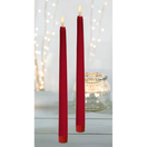Premier Battery Operated Taper Candles 2pack Red additional 1