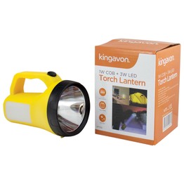 Kingavon 3w LED and 1w Cob Torch Lantern BB-RT102
