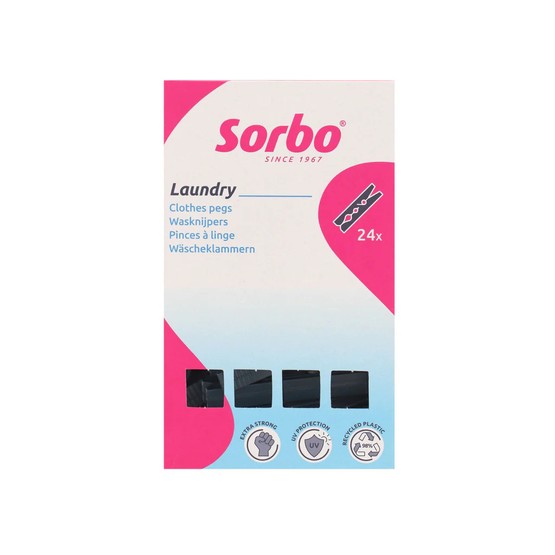 Sorbo Recycled Clothes Pegs 24 pcs 10S00276