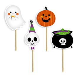 Halloween Fun Cake Toppers Pack of 12