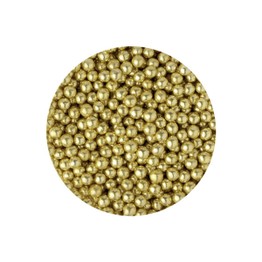 Scrumptious Edible Pearls Gold 4mm